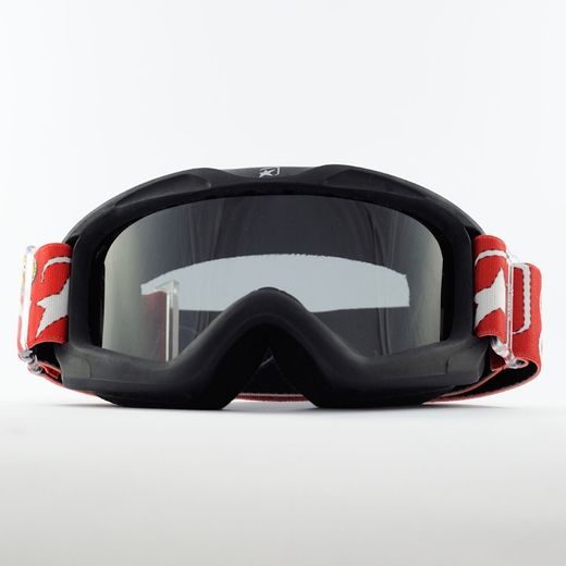 BRÝLE ARIETE SNOWY - KIDS 14930-NAR ČERNÉ, MODRÉ SKLA SMILE PÁSEK