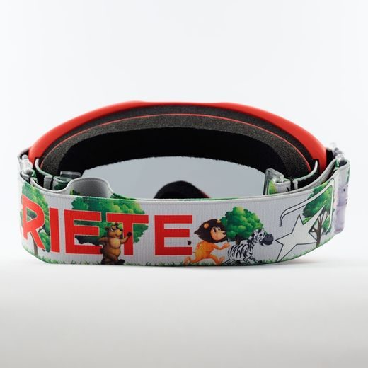 BRÝLE ARIETE SNOWY - KIDS 14930-RAV ČERVENÉ, ORANŽOVÁ SKLA OWLS PÁSEK