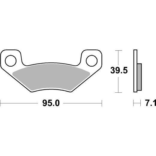 BRZDOVÉ DESTIČKY BREMBO 07GR25SD