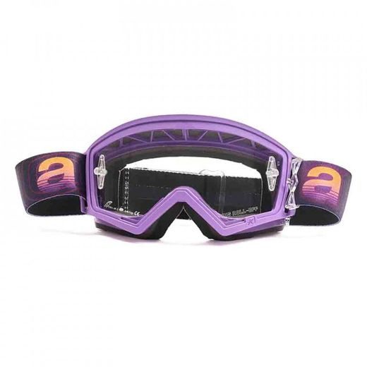 BRÝLE ARIETE MUDMAX WAVE 14970-WVG FIALOVO - ŽLUTÉ - PRŮHLEDNÉ SKLÍČKO S ČEPY