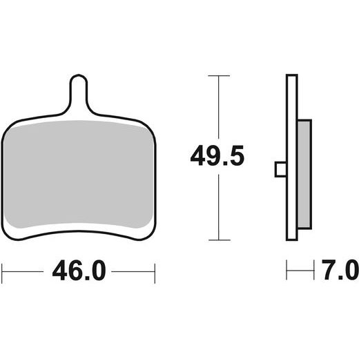 BRZDOVÉ DESTIČKY BREMBO 07HD08SP