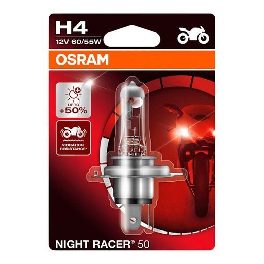 NIGHT RACER 50 LAMP OSRAM OSRAM 246515152 64193NR5-01B P43T H4 BLISTER