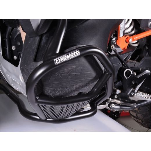 OCHRANNÉ RÁMY MOTORU RDMOTO CF129KD MATNÁ ČERNÁ SNÍŽENÍ PRO KTM ADVENTURE 790 / R 2019-2020, KTM ADVENTURE 890 /R/L 2021-2023