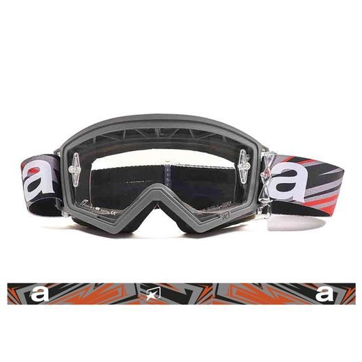 BRÝLE ARIETE MUDMAX SPARK 14970-SNR ČERNÁ/ORANŽOVÁ – ČIRÉ SKLO S ČEPY