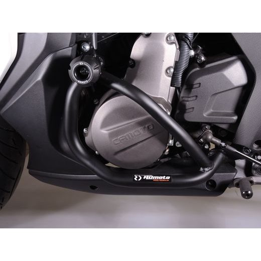 OCHRANNÉ RÁMY MOTORU RDMOTO CF137KDPH01 MATNÁ ČERNÁ PRO CFMOTO 650 GT, PREMIUM 2020-2023