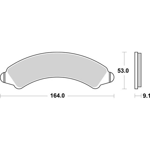 BRZDOVÉ DESTIČKY BREMBO 07PO16SD