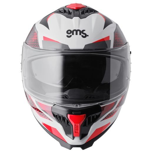 INTEGRÁLNÍ HELMA GMS GELERO ZG12701 BÍLO-ČERVENO-ŠEDÁ XL