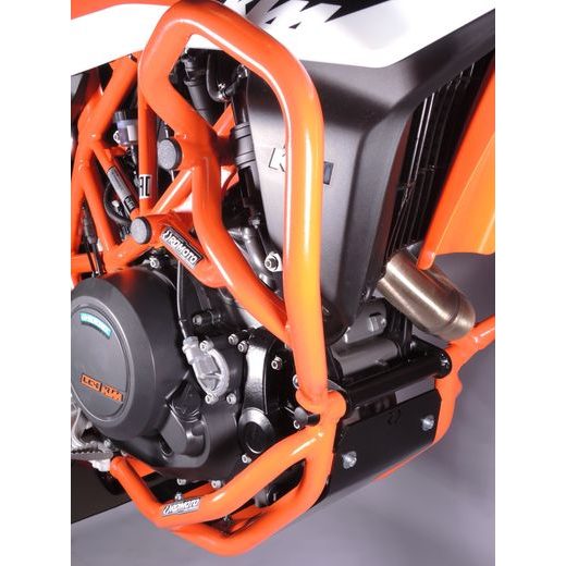 OCHRANNÉ RÁMY MOTORU RDMOTO CF124O ORANŽOVÁ VRCHNÍ A SPODNÍ