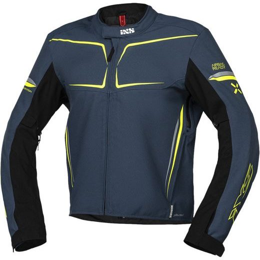 SPORTOVNÍ BUNDA IXS TS-PRO-ST-PLUS X55060 BLUE-YELLOW FLUO XL