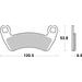 BRZDOVÉ DESTIČKY BREMBO 07PO17SD