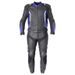 2PCS LEATHER SUIT GMS GR-1 ZG70000 BLACK-BLUE-WHITE 56H