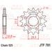 ŘETĚZOVÉ KOLEČKO JT JTF 781-15 15 ZUBŮ, 525