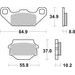 BRZDOVÉ DESTIČKY BREMBO 07SU11SX