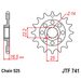 ŘETĚZOVÁ SADA D.I.D CHAIN - STŘÍBRNÝ ŘETĚZ 525 ZVM-X, X-KROUŽEK, KOLEČKO JT, ROZETA JT PRO DUCATI SUPERSPORT 1000 / DS 2003-2006