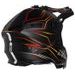 CROSS HELMET IXS IXS189 FG 2.0 X12809 MATNÁ ČERNÁ-ČERVENÁ M