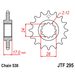 ŘETĚZOVÉ KOLEČKO JT JTF 295-15 15 ZUBŮ, 530