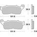 BRZDOVÉ DESTIČKY BREMBO 07HO60SP