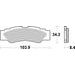 BRZDOVÉ DESTIČKY BREMBO 07YA59SD