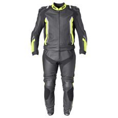 2PCS LEATHER SUIT GMS GR-1 ZG70000 ČIERNO-ŽLTO-BIELA 52H