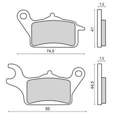 BRZDOVÉ OBLOŽENIE RMS 225103620