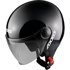 Otvorená helma JET AXXIS SQUARE solid lesklá čierna XS