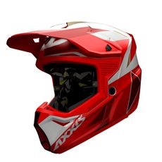 Motokrosová helma AXXIS WOLF bandit b5 matná červená M