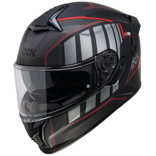 INTEGRÁLNA PRILBA IXS IXS422 FG 2.1 X15056 MATT BLACK-RED M