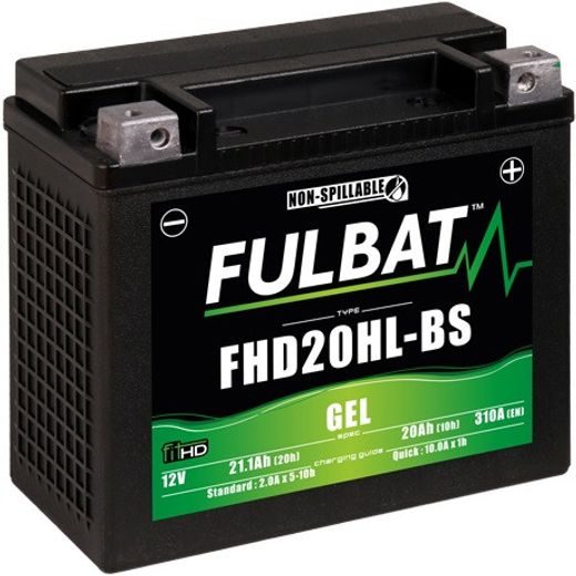 GELOVÝ AKUMULÁTOR FULBAT FHD20HL-BS GEL (HARLEY.D) (YHD20HL-BS GEL)