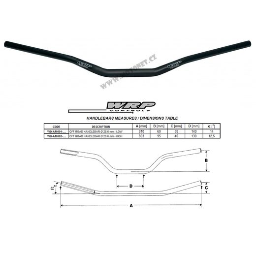 RIADITKA WRP AMERICA 28,6MM HIGH BRONZOVÁ