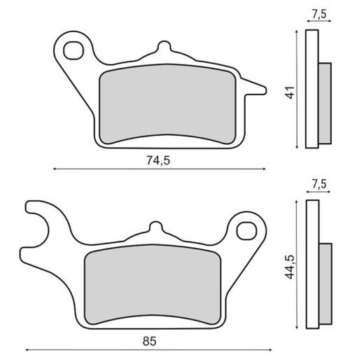 BRZDOVÉ OBLOŽENIE RMS 225103620