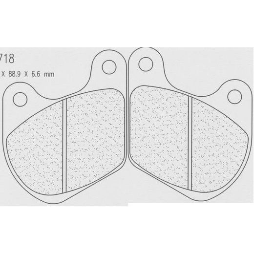 BRZDOVÉ OBLOŽENIE CL BRAKES 2718 RX3