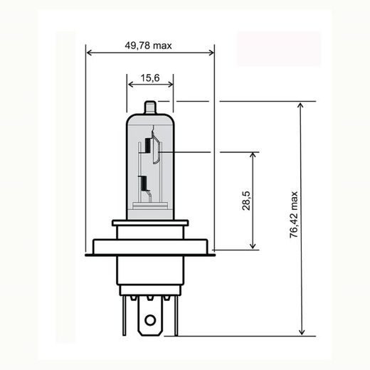 ŽIAROVKA RMS FLOSSER 246510181 MODRÁ HS1 12V 35/35W