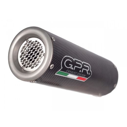SLIP-ON EXHAUST GPR M3 Y.18.M3.PP BRUSHED STAINLESS STEEL INCLUDING REMOVABLE DB KILLER AND LINK PIPE
