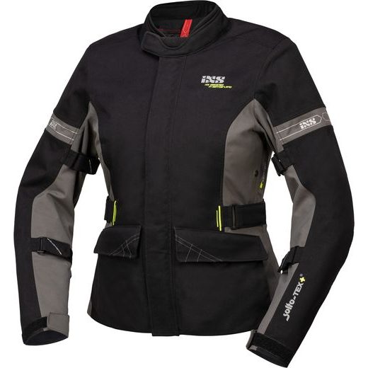 DÁMSKA BUNDA TOUR IXS LAMINATE-ST-PLUS X55055 ČIERNO-ŠEDÁ D2XL