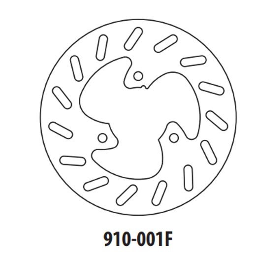 BRZDOVÝ KOTÚČ GOLDFREN 910-001F PREDNÉ 190 MM