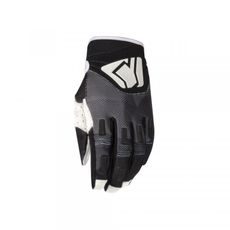 Dětské motokrosové rukavice YOKO KISA černý / bílý M (2)