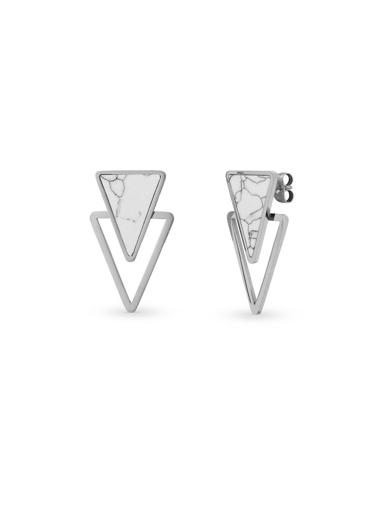 VUCH Silver Plusch Earrings