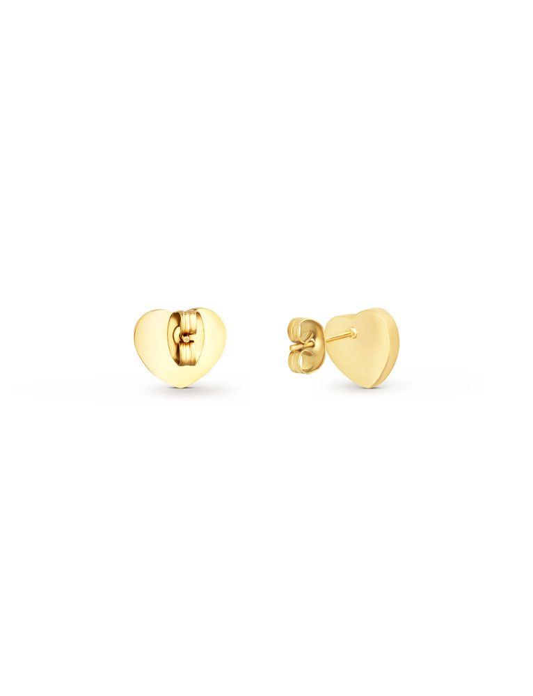 VUCH Sophie Heart Gold Earrings