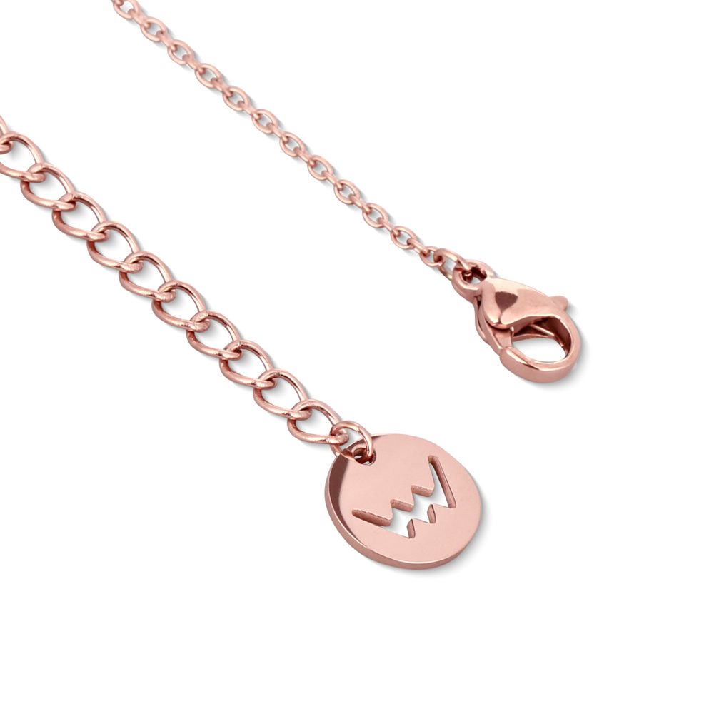 VUCH Ringy Rose Gold Necklace