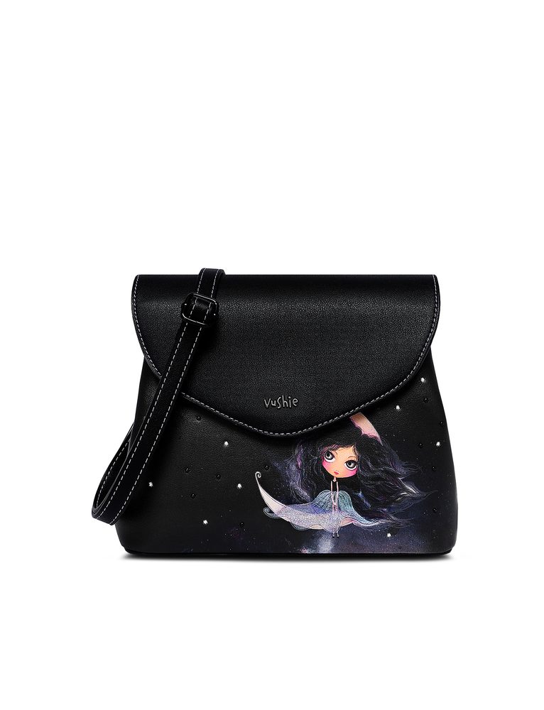 Vushie Lilian Flap Crossbody Bag