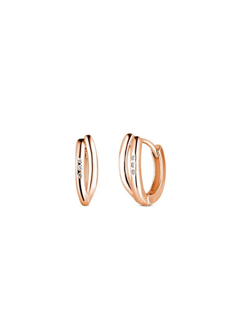 VUCH Elysium Rose Gold Earrings