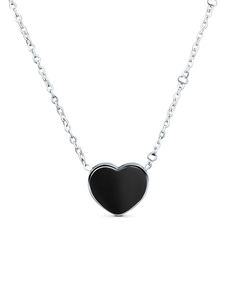 VUCH Sophie Heart Black necklace