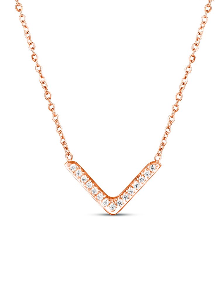 VUCH Amelora Rose Gold Necklace