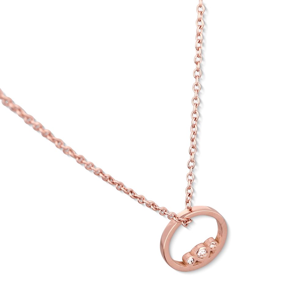 VUCH Ringy Rose Gold Necklace