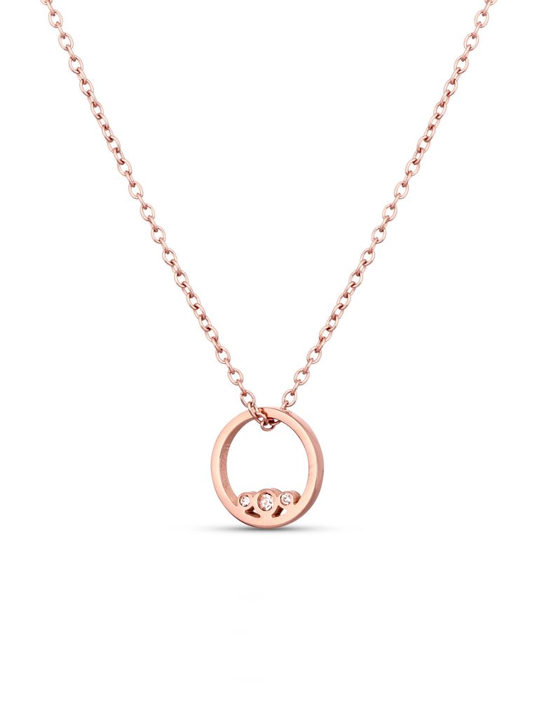 VUCH Ringy Rose Gold Necklace