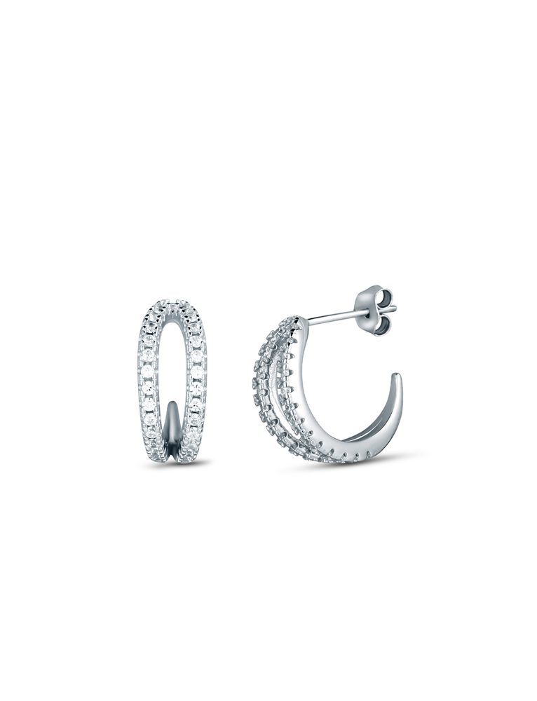 VUCH Amity Silver Earrings
