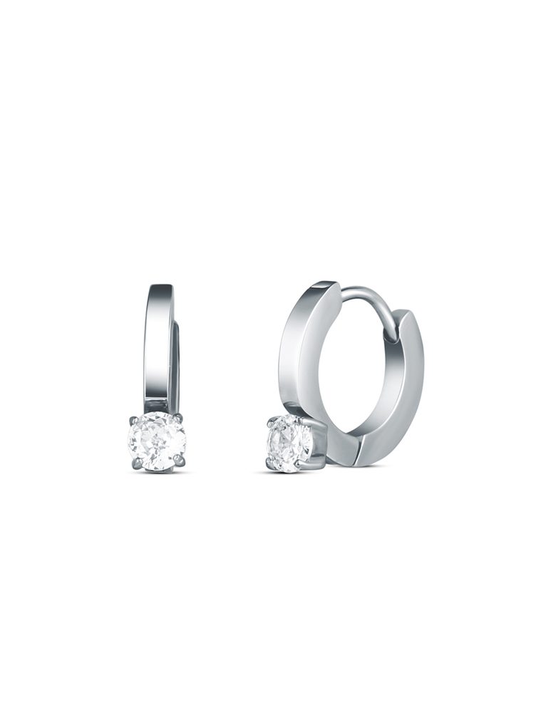 VUCH Manilla Silver Earrings