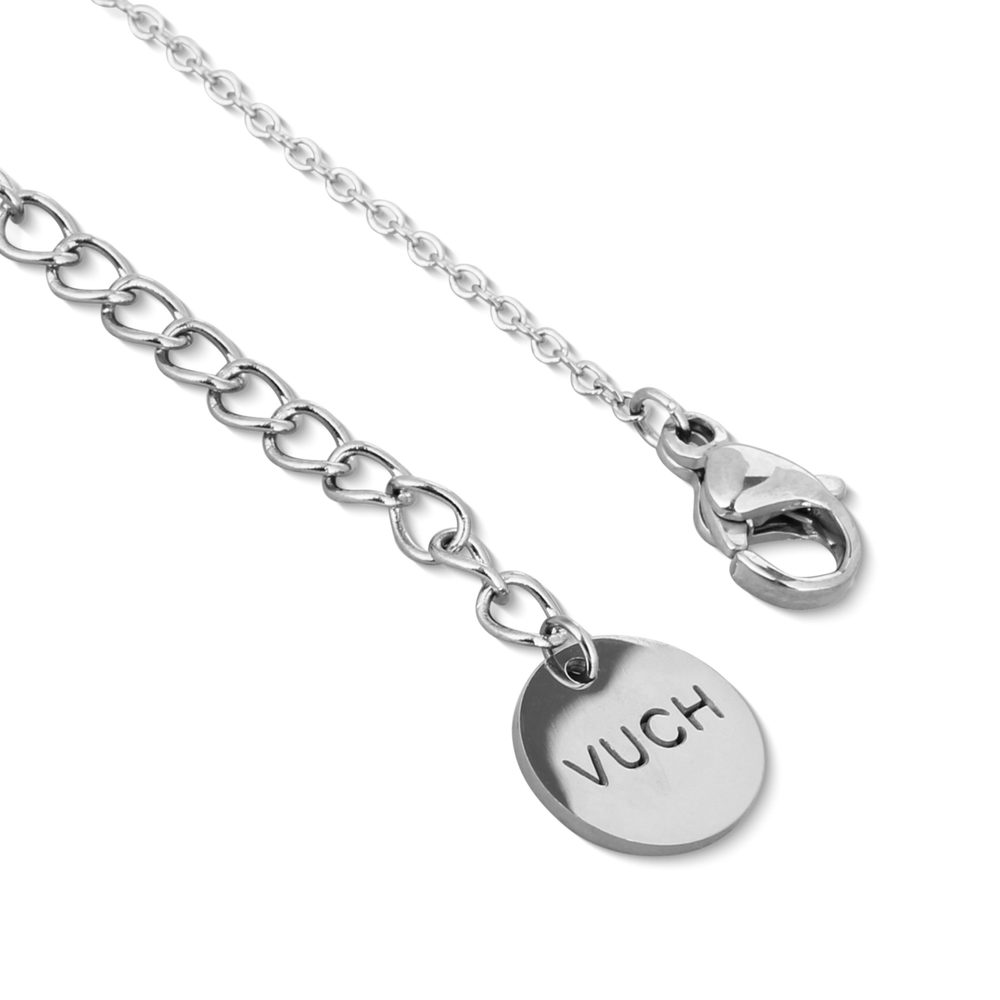 VUCH Infinity Silver Necklace