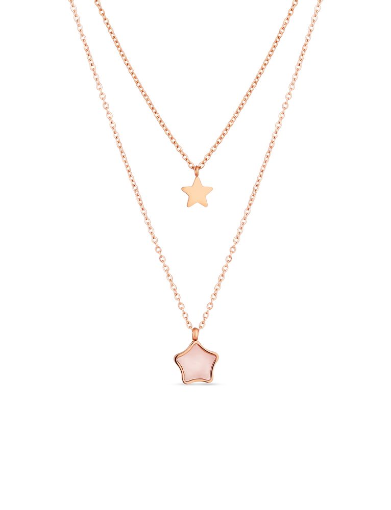 VUCH Moore Rose Gold Necklace