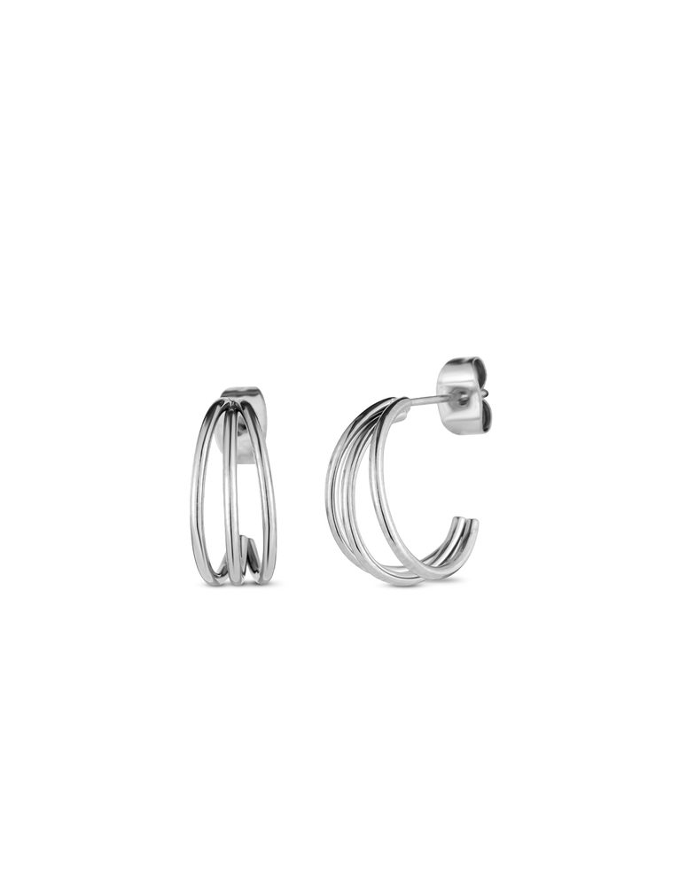 VUCH Elegy Silver Earrings